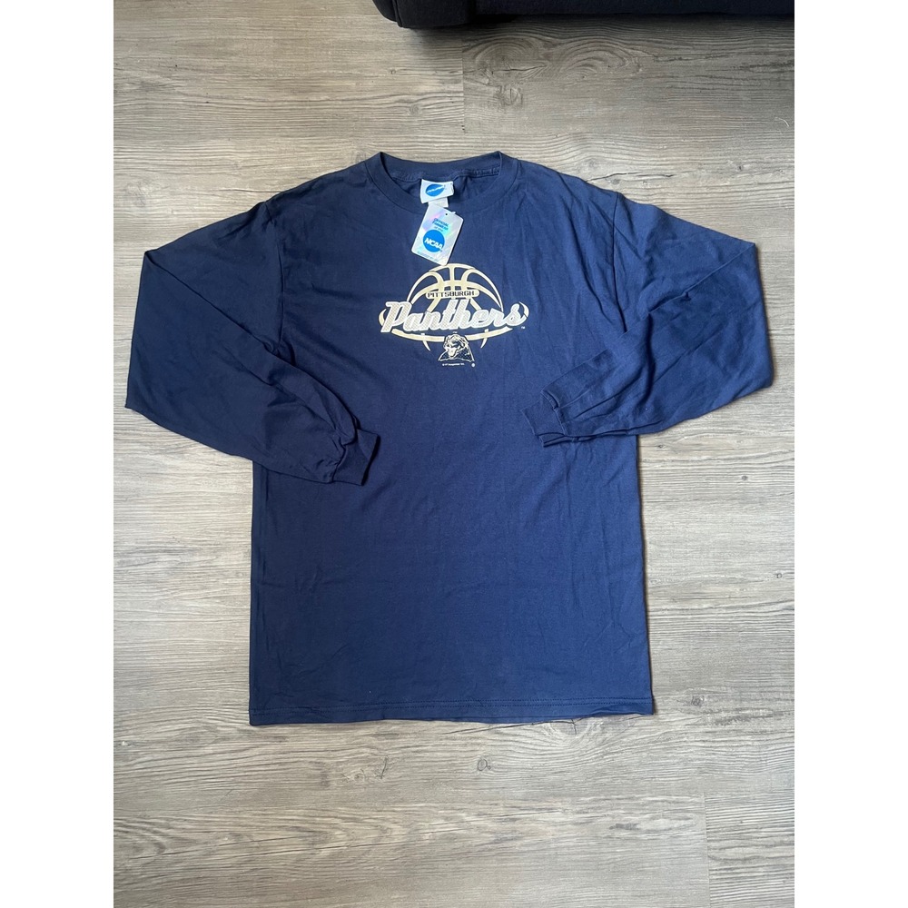 NWT VTG NCAA Pittsburgh Panthers Basketball Youth Long Sleeve T-Shirt Size XL